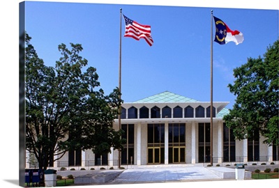 Exterior of State Legislature Building.