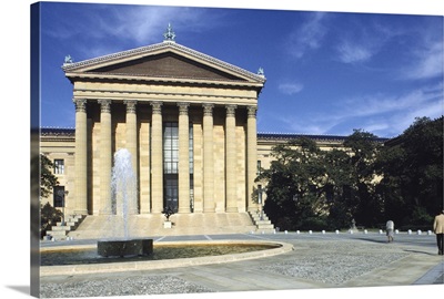 Facade of Art Museum, Philadelphia, PA, USA