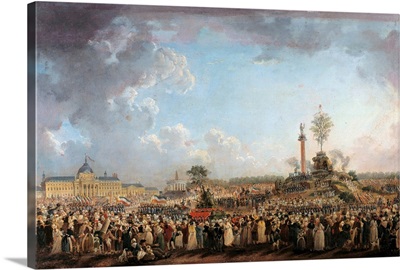 Feast of the Supreme Being at the Champ-de-Mars by Pierre Demachy