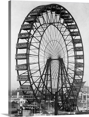 Ferris Wheel At Chicago Exposition