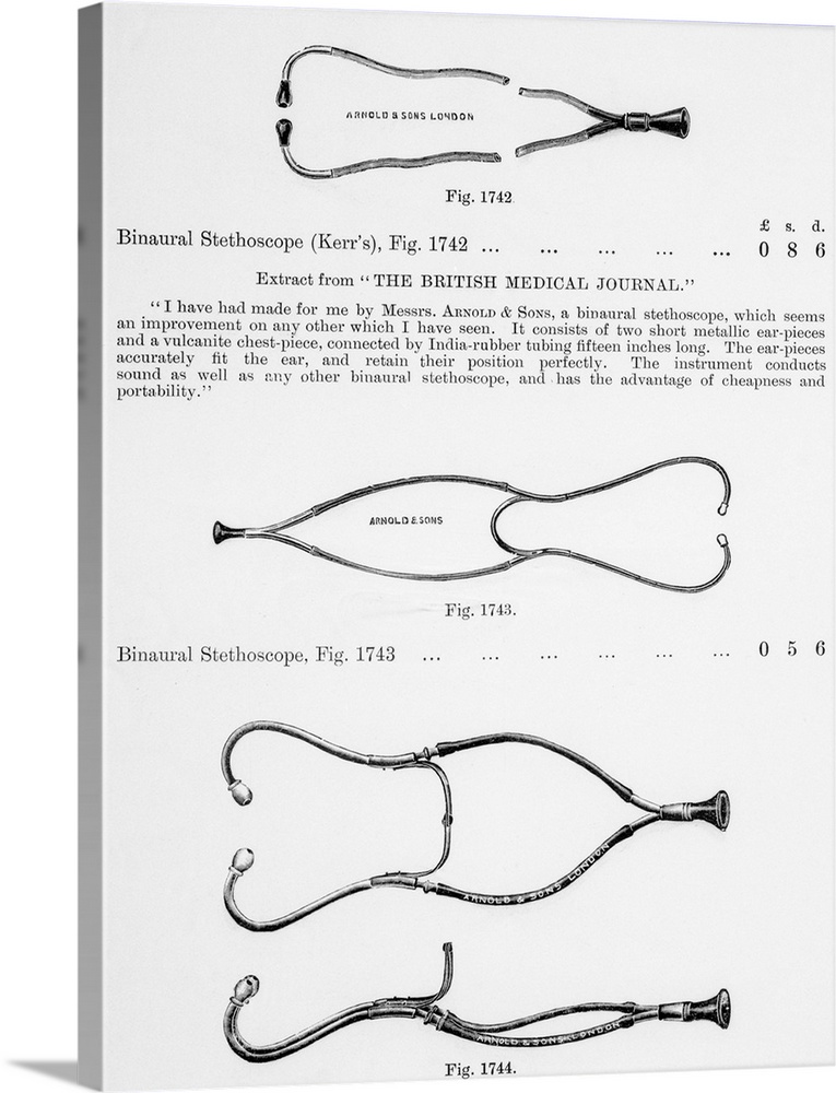 Arnold And Sons London. Stethoscopes.