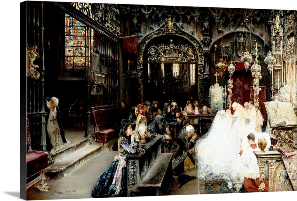 First Communion By Jose Gallegos Y Arnosa