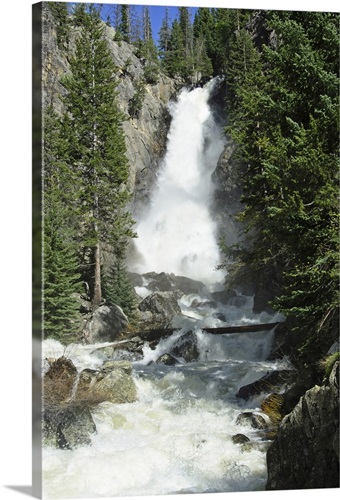 Fish creek falls in Steamboat Springs, Colorado. | Great Big Canvas