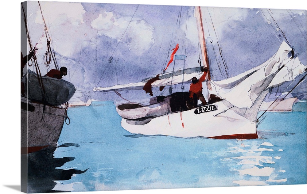 Fishing Boats, Key West By Winslow Homer