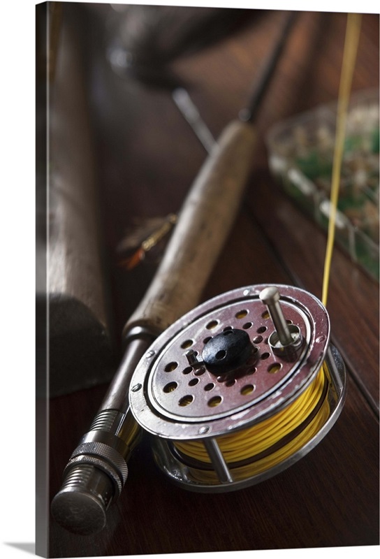 Fly fishing reel | Great Big Canvas