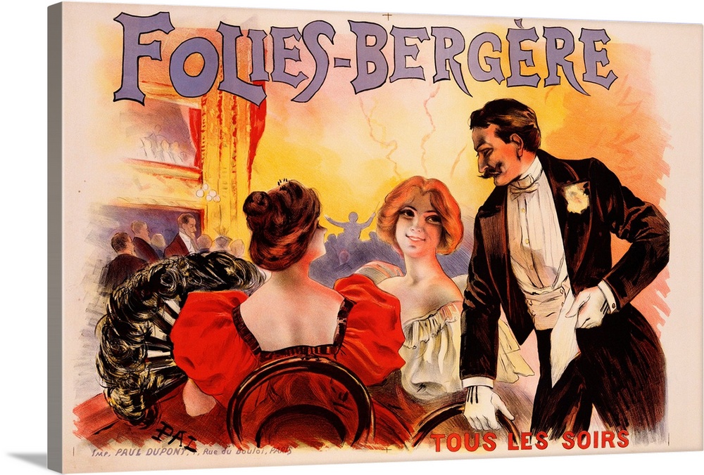 Folies-Bergere Poster By Pal
