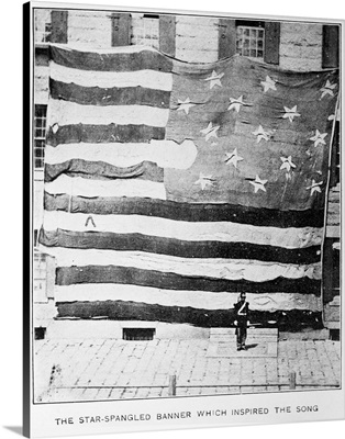 Fort McHenry Battle Flag, the original Star-Spangled Banner, at Boston Navy Yard