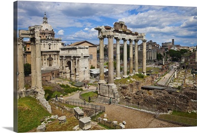 Forum in Ancient Rome, Italy