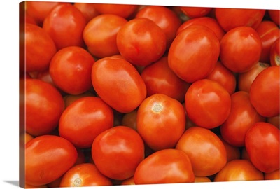 Fresh ripe cherry tomatoes at farmers market