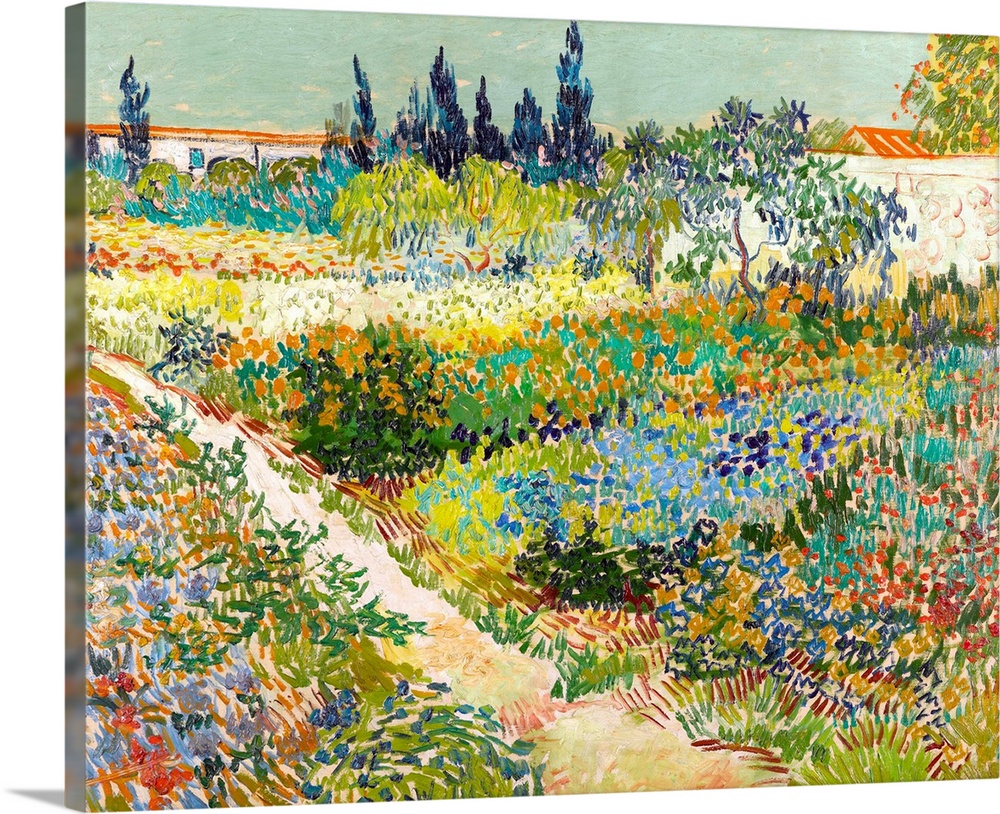 Vincent van Gogh (Dutch, 1853-1890), Garden at Arles, July 1888, oil on canvas, 82.8 x 102 cm (32.6 x 40.2 in), Gemeentemu...