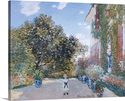 Garden Of The Artist At Argenteuil By Claude Monet
