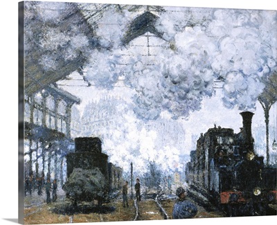 Gare Saint-Lazare By Claude Monet