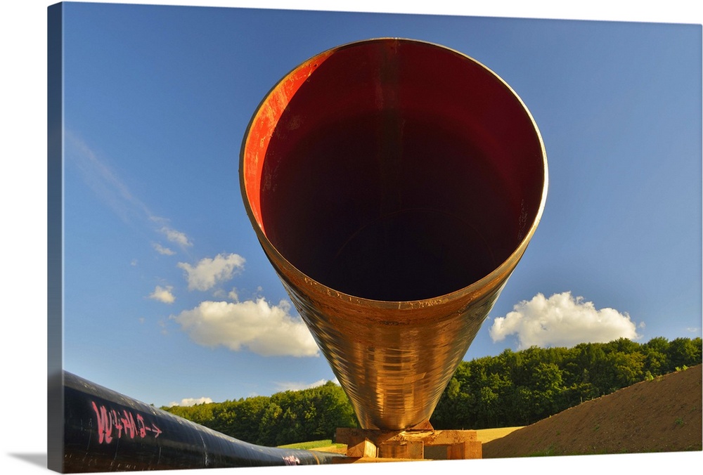 Gas Pipeline under Construction, Bavaria, Germany, Europe