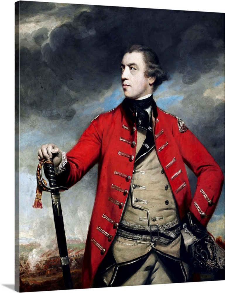 Sir Joshua Reynolds (British, 17231792), General John Burgoyne, c. 1766, oil on canvas, 127  101.3 cm (50  39.9 in), Frick...