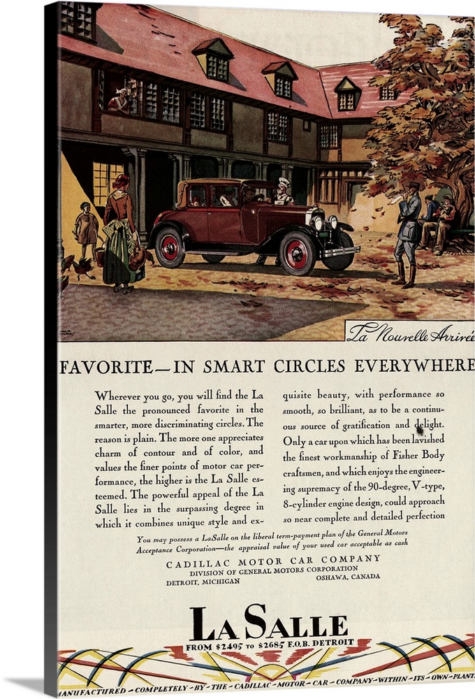 General Motors Advertisement for Luxury Car