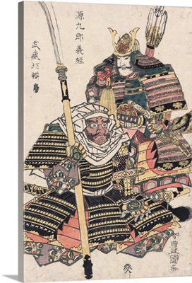 Genkuro Yoshitsune And Musashibo Benkei By Utagawa Toyokuni