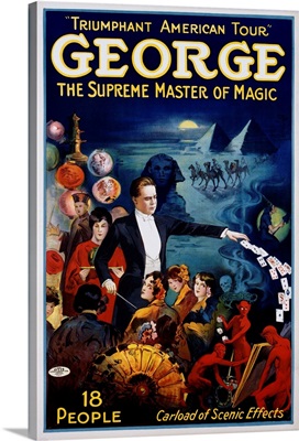 George The Supreme Master Of Magic Poster