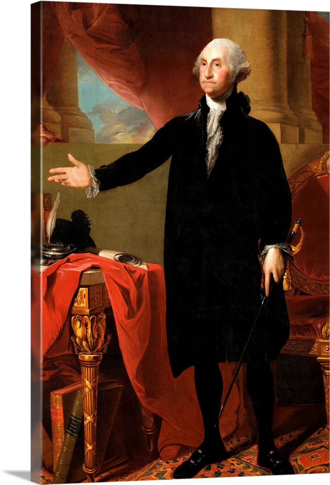 Gilbert Stuart, George Washington (this is a second version of Stuart's Lansdowne portrait currently in the National Portr...
