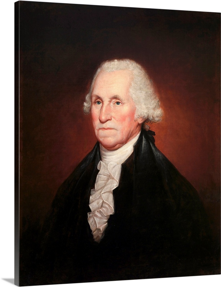 Rembrandt Peale (American, 1778-1860), George Washington, 1795, oil on canvas, 75.6 x 64.5 cm (29.8 x 25.4 in), National P...
