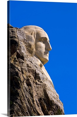George Washington On Mount Rushmore Memorial By Gutzon Borglum