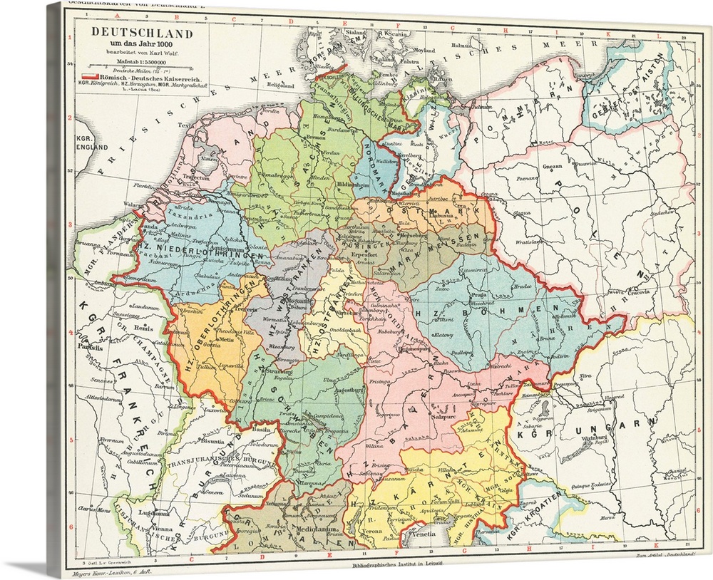 German Map of Germany