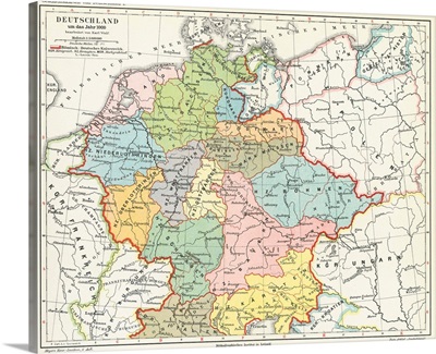 German Map of Germany