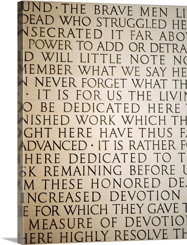 Gettysburg Address | Great Big Canvas