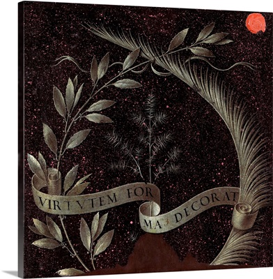 Ginevra De' Benci (Verso Inscribed Wreath)