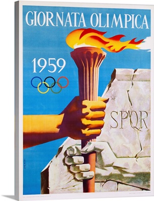 Giornata Olimpica 1959 Poster By Nino Gregori