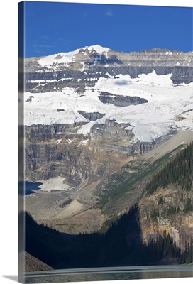 Glacier and lake, Banff National Park, Alberta, Canada