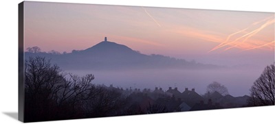 Glastonbury Tor from Wearyall Hill, Somerset, UK