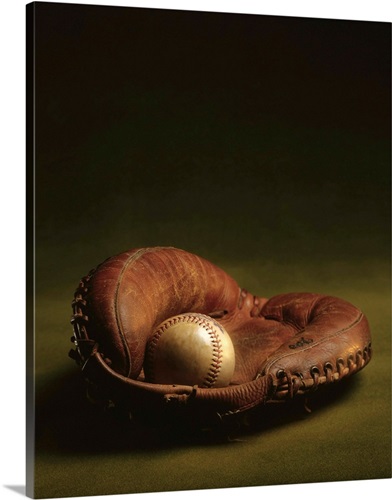 Glove And Baseball Wall Art, Canvas Prints, Framed Prints, Wall Peels