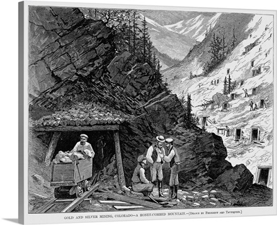 Gold and Silver Mining, Colorado - A Honey-Combed Mountain