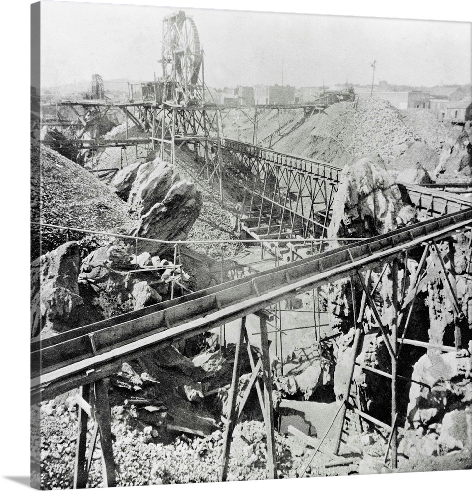 Placer Mining in Columbia Gulch, Tuolumne, Ca.