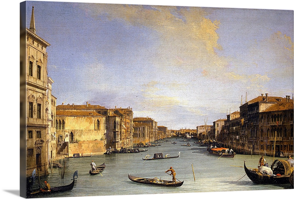 Canaletto (1697-1768), Grand Canal from the Palazzo Balbi, 1735, oil on canvas, 45 x 73 cm (18 x 29 in ), private collection.