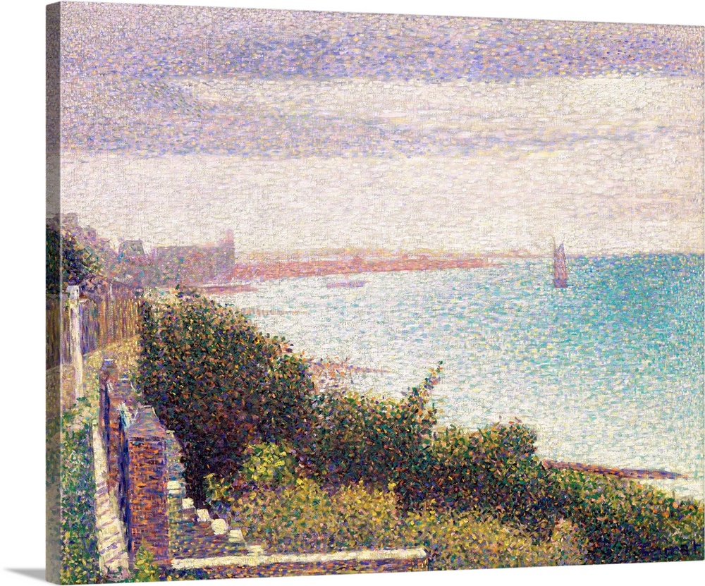 1885. Oil on canvas. 82.4 x 66.2 cm (32.4 x 26.1 in). Museum of Modern Art, New York, New York, USA. | Location: Grandcamp...