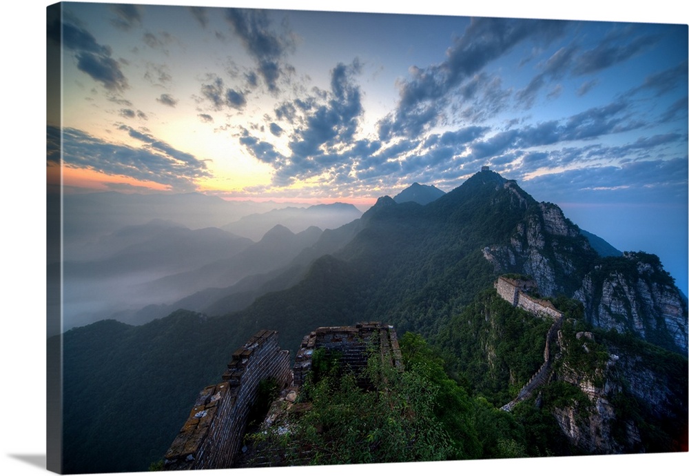 Great Wall of China, JianKou unrestored section.