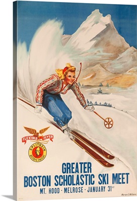 Greater Boston Scholastic Ski Meet Poster