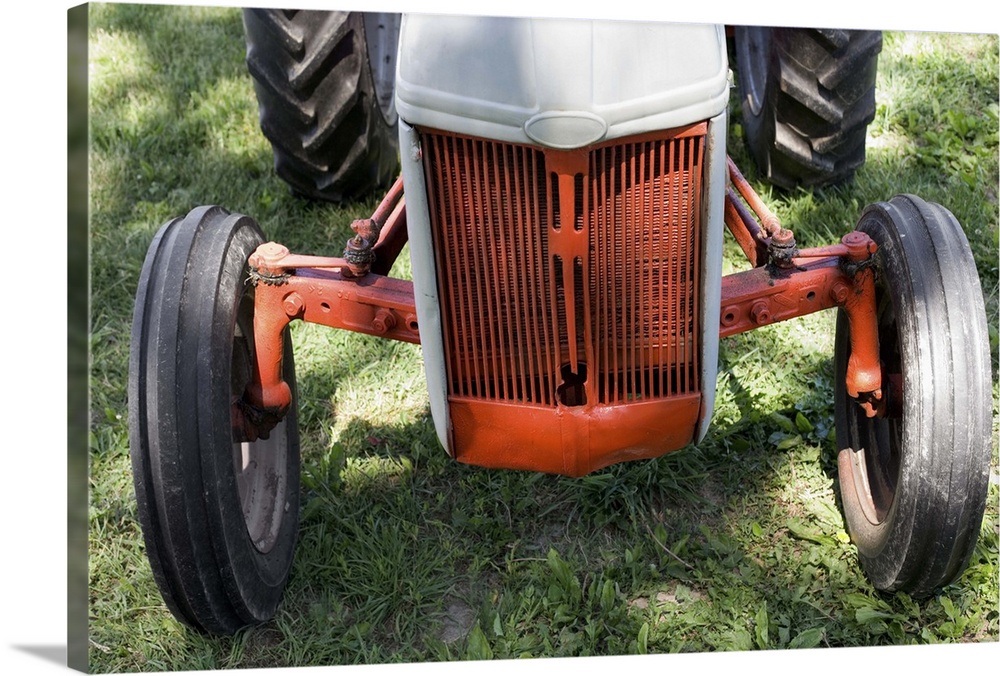Grill of tractor