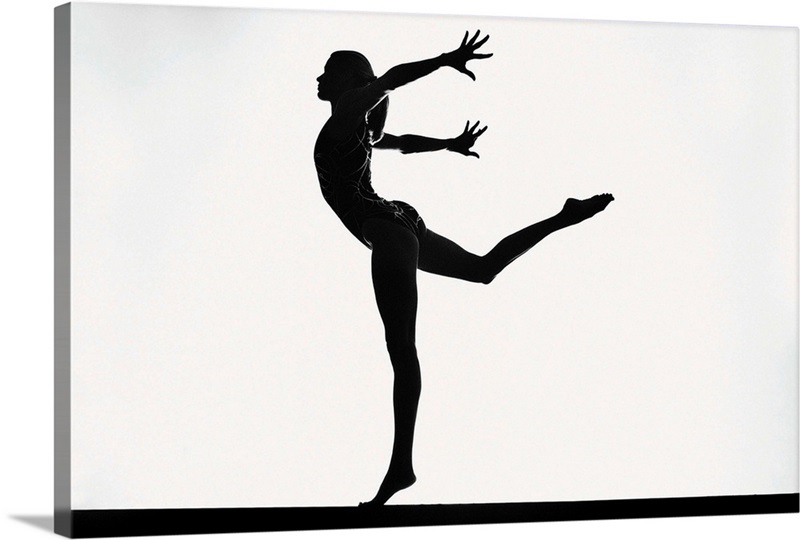 Gymnast On Balance Beam Wall Art Canvas Prints Framed Prints Wall Peels Great Big Canvas