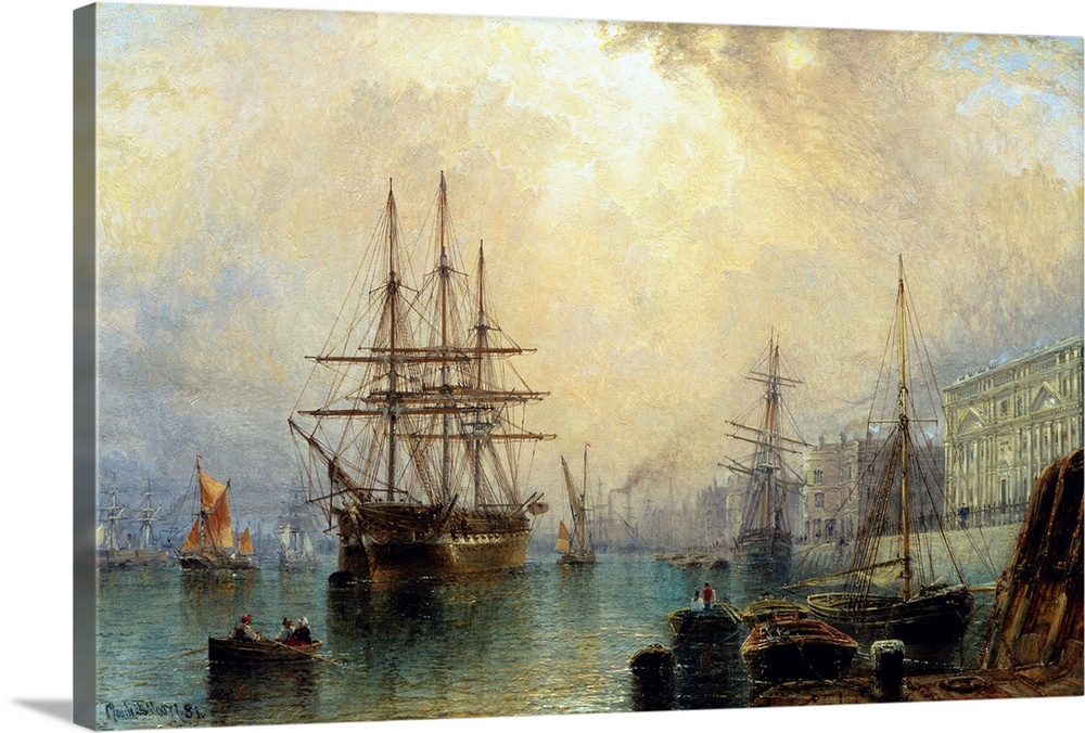 H.M.S. War Sprite off Greenwich, London