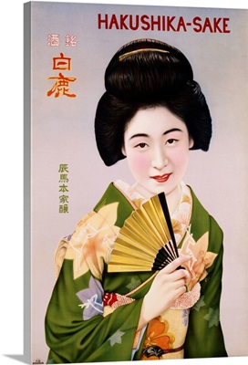Hakushika Sake Poster