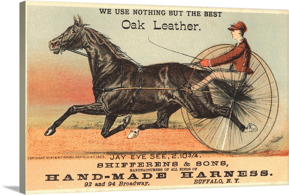 Hand-Made Harness Shifferens And Sons Trade Card