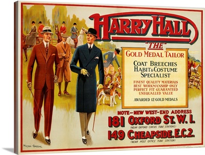 Harry Hall - The Gold Medal Tailor Advertisement Poster By Hilton Greene