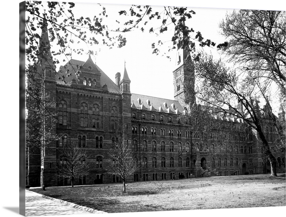Washington, DC: The Healy Building, part of Georgetown University, the oldest and largest Jesuit college in America, Washi...