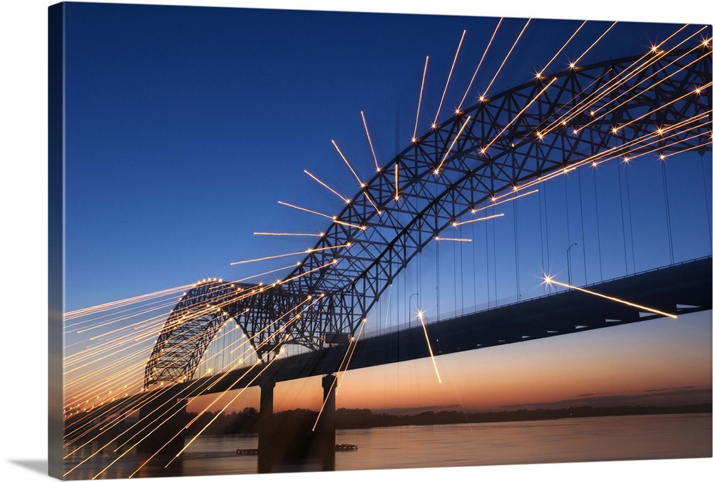 Hernando Desoto Bridge over the Mississippi River, Memphis