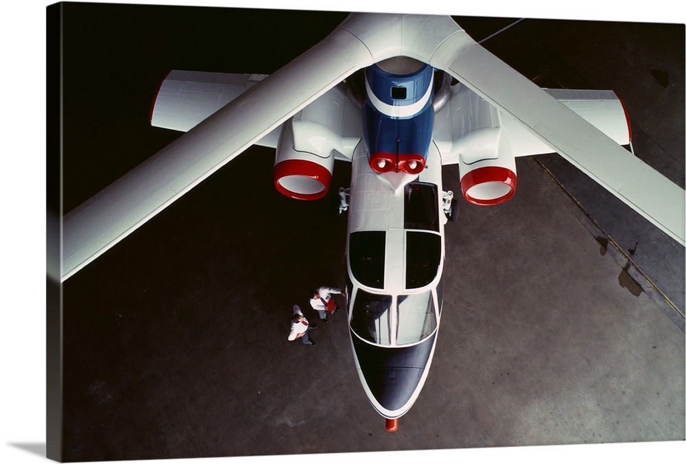 High angle view of a helicopter