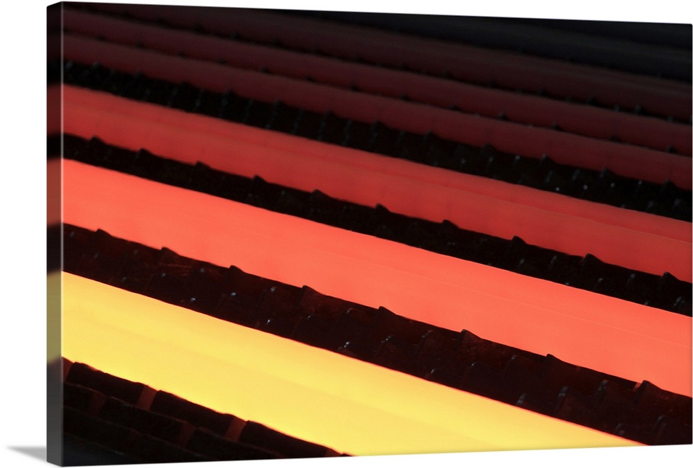 High quality molten steel in cooling off area