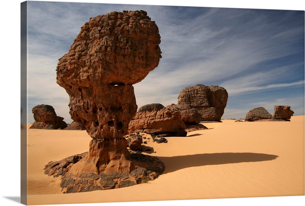 Formation in the algerian Sahara between Youfihaket and Tagrera.  Freddy Krueger?  Grendel from Beowulf? This thing also l...