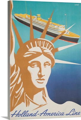 Holland America Lines Poster By Frans Mettes